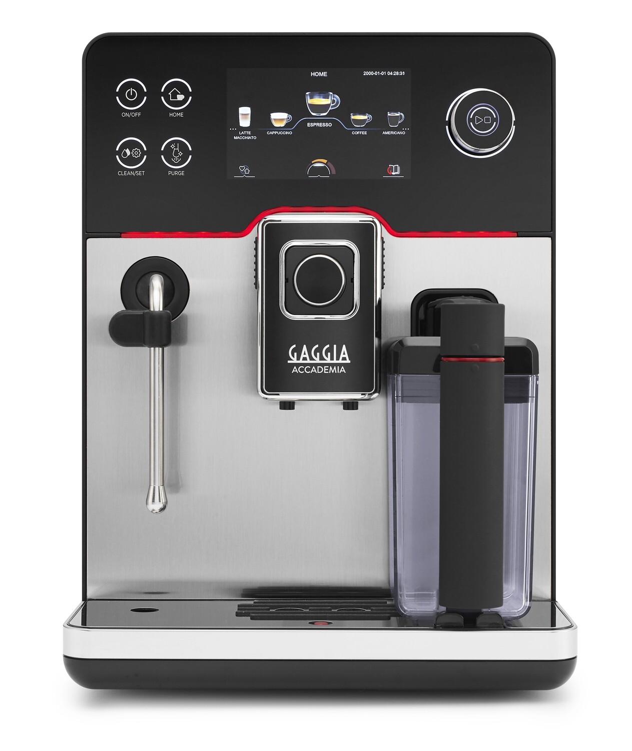 Gaggia Accademia Stainless Steel - One Touch Cappuccino Coffee Machine   [RI9782/01] [NEW-Damaged Box]