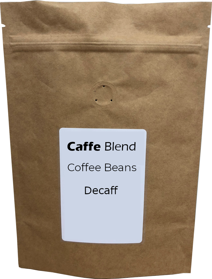 CaffeBLEND 1 Kg Medium to Dark Decaffeinated Roasted Beans