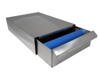 Under Grinder Knock Out Box 297MM (W) X 88MM (H) X 380MM (D) Under Grinder Knock Out Box 297MM (W) X 88MM (H) X 380MM (D)