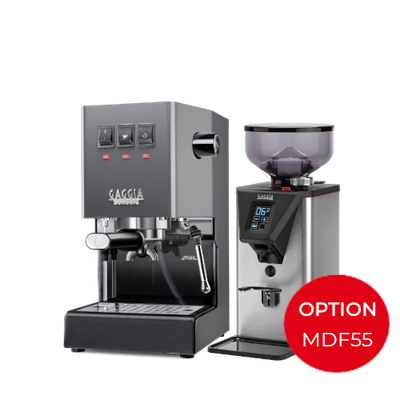 Gaggia Classic 2024 Evo PRO COLOR GREY 240V | Manual Espresso Coffee Machine