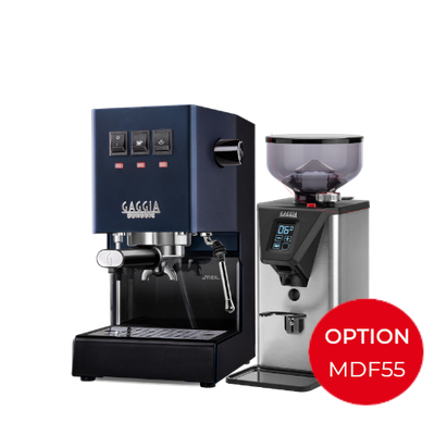 Gaggia Classic 2024 Evo PRO COLOR Midnight BLUE 240V | Manual Espresso Coffee Machine
