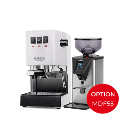 Gaggia Classic 2024 Evo PRO COLOR - Polar WHITE 240V | Manual Espresso Coffee Machine