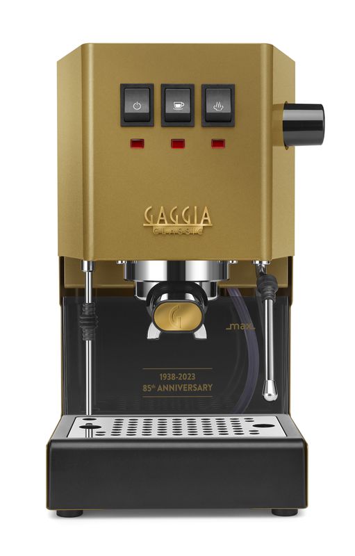 Gaggia Classic 2023 Evo PRO Gold 240V | Manual Espresso Coffee Machine - LIMTED EDITION 85th Year Gaggia Classic 2023 Evo PRO Gold 240V | Manual Espresso Coffee Machine - LIMTED EDITION 85th Year