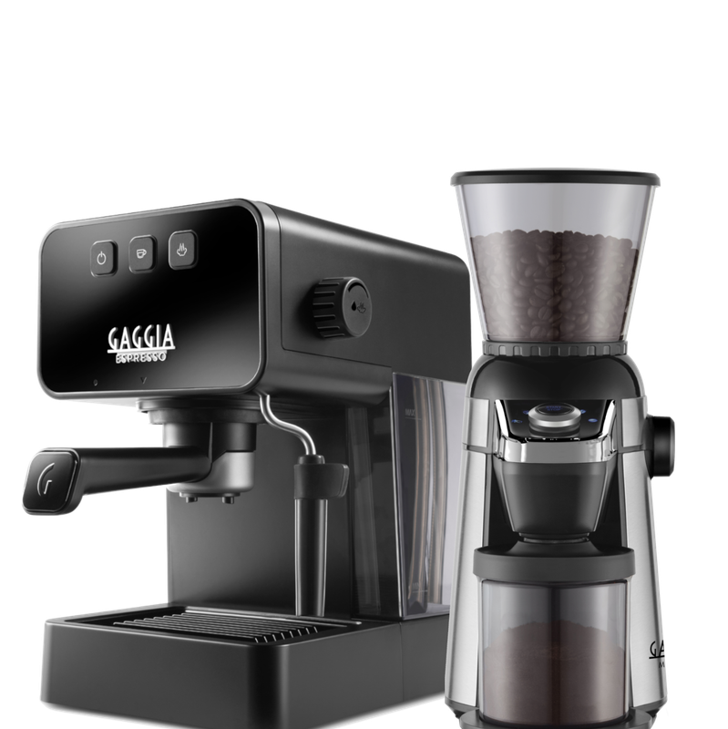Gaggia Espresso Style Stone Black with MD15 Grinder [EG2111/01]