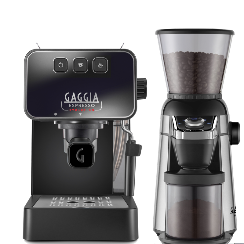 Gaggia Espresso Evolution Black with MD15 Grinder [EG2115/01]