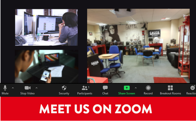 MEET US ON ZOOM