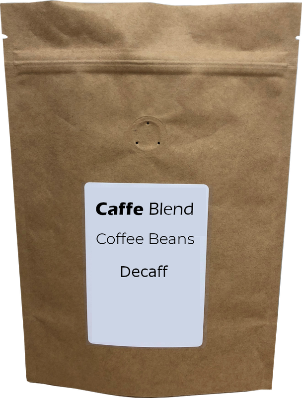CaffeBLEND 1 Kg Medium to Dark Decaffeinated Roasted Beans
