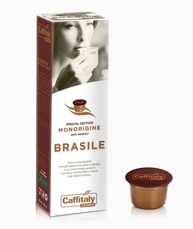 Caffitaly Monorigine 100% Arabica BRASILE Caffitaly Monorigine 100% Arabica BRASILE