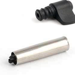 Metal Frothing Sleeve and Rubber Fitting Metal Frothing Sleeve and Rubber Fitting