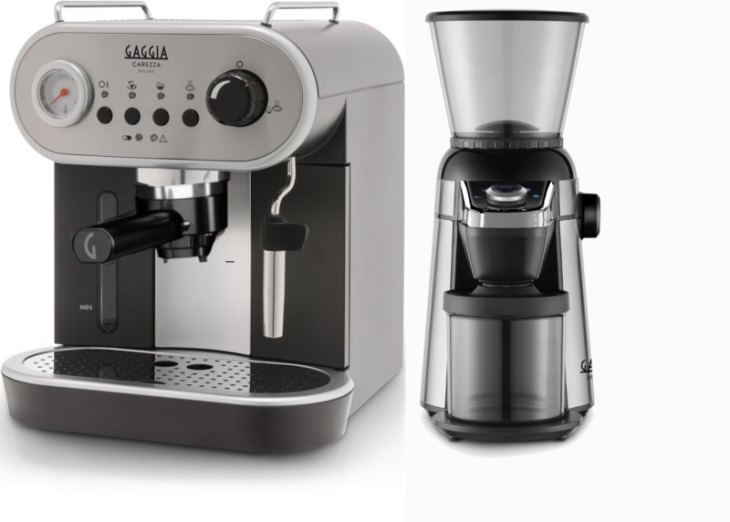 Gaggia Carezza Deluxe and MD15 Grinder