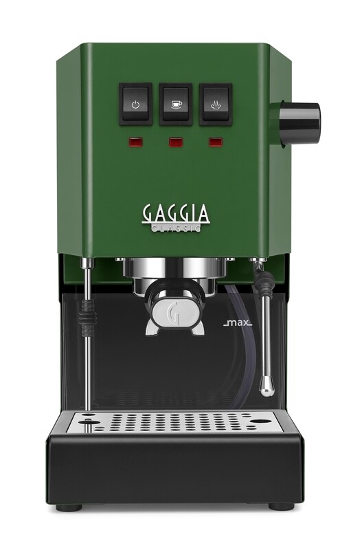 Gaggia Classic E24 [BRASS BOILER]  Jungle Green 240V | Manual Espresso Coffee Machine