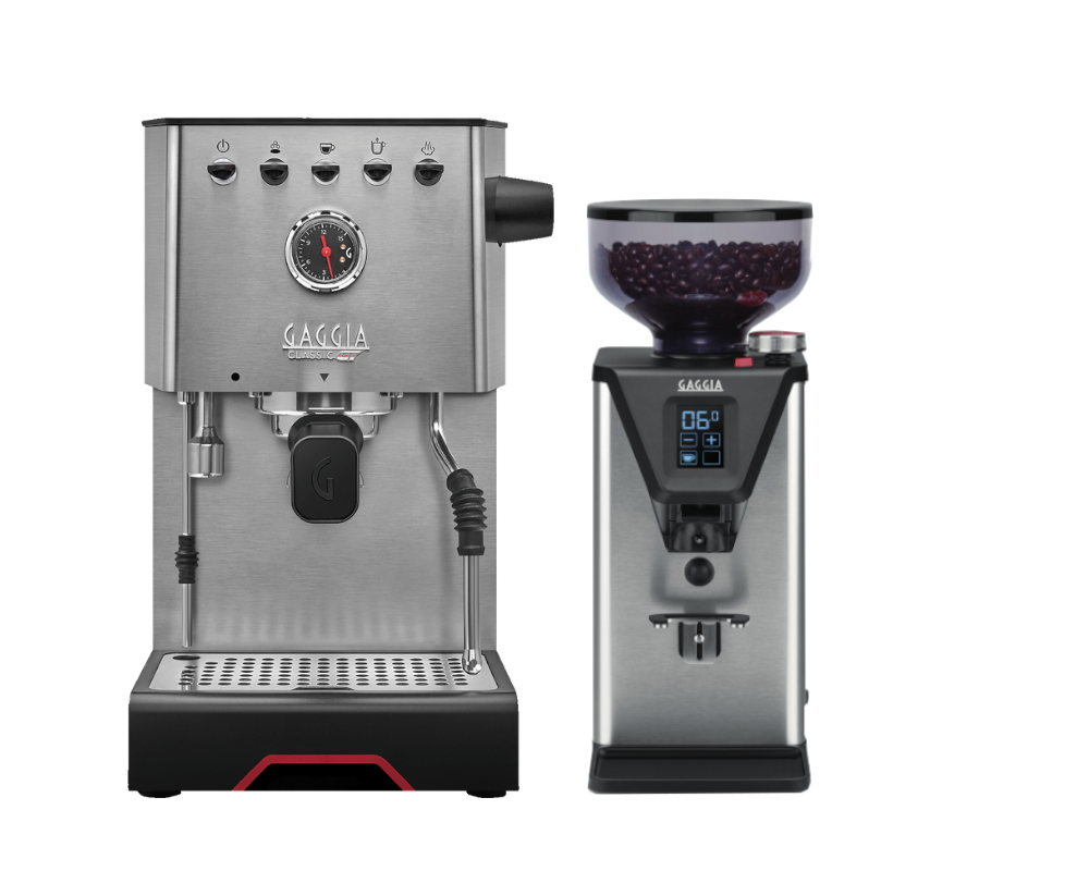 Gaggia Classic GT PROSUMER INOX with MDF55 Grinder