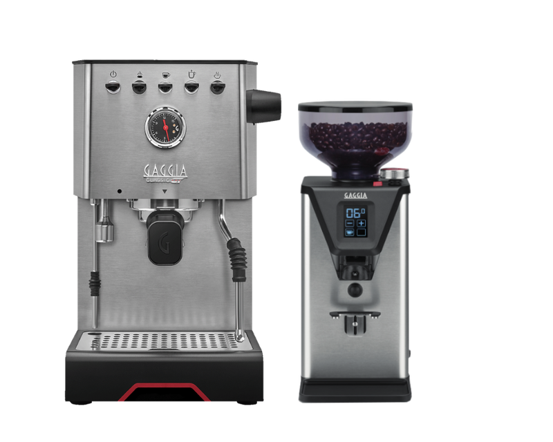 Gaggia Classic GT PROSUMER INOX with MDF55 Grinder