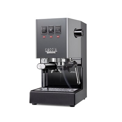 Gaggia Classic E24 [BRASS BOILER]  GREY 240V | Manual Espresso Coffee Machine[Refurbished]