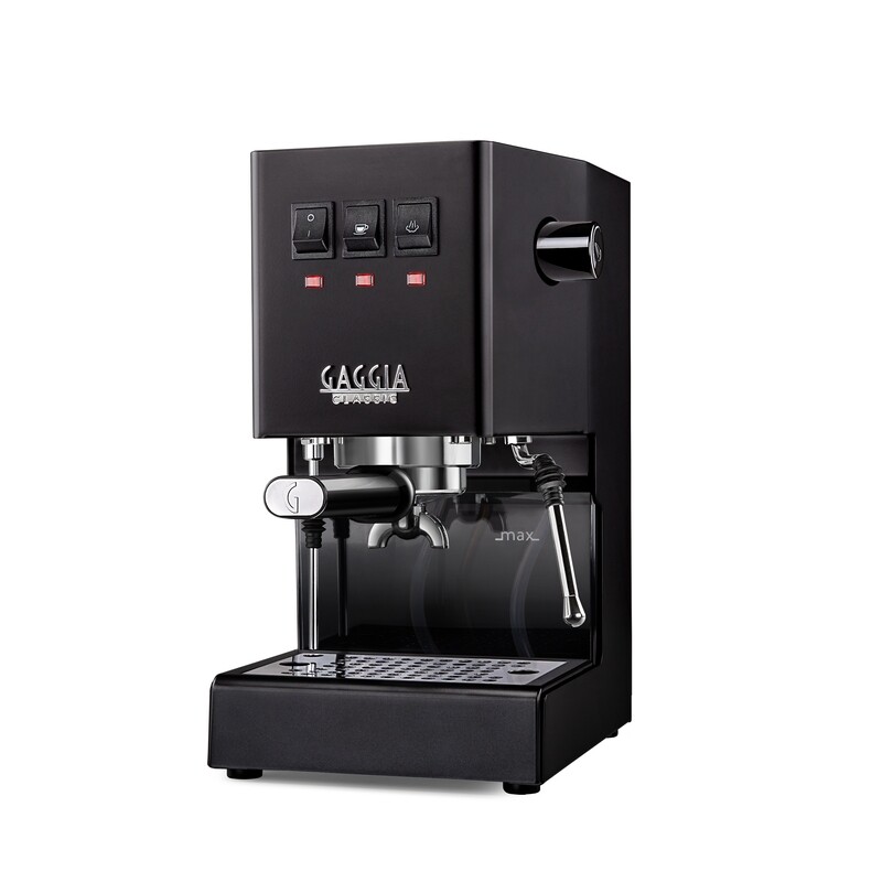 Gaggia Classic E24 [BRASS BOILER] Thunder BLACK 240V | Manual Espresso Coffee Machine [REFURBISHED]