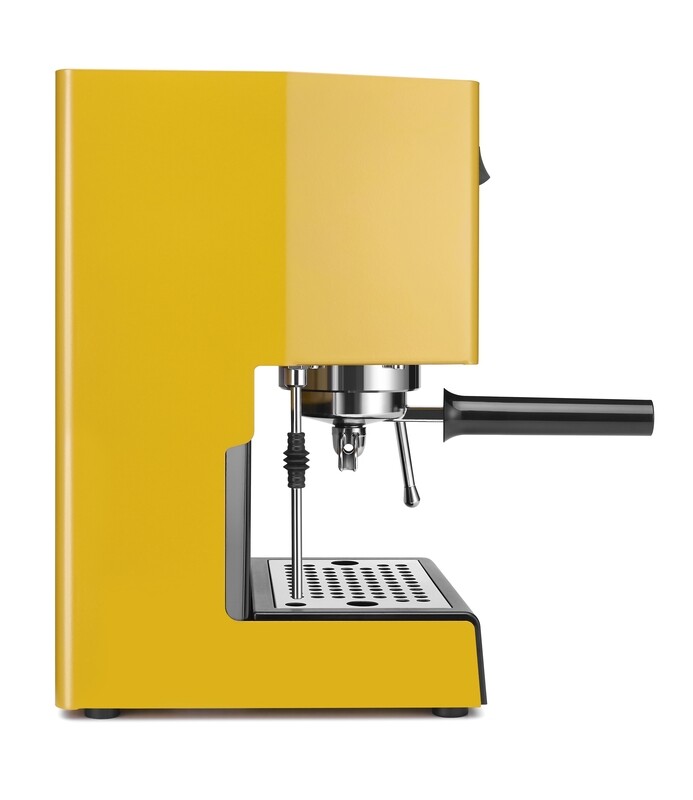 Gaggia Classic E24 [BRASS BOILER]  Sunshine Yellow 240V | Manual Espresso Coffee Machine [Refurbished]