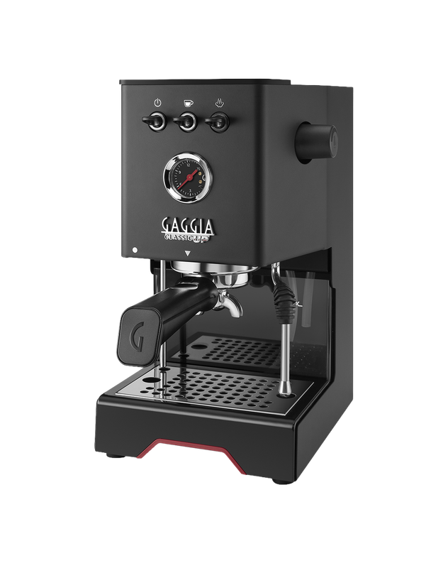 Gaggia Classic Up [BRASS BOILER] BLACK 240V | Manual Espresso Coffee Machine