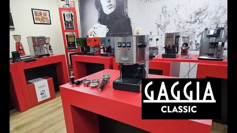Gaggia Classic E24 [BRASS BOILER]  INOX with MD15 Grinder