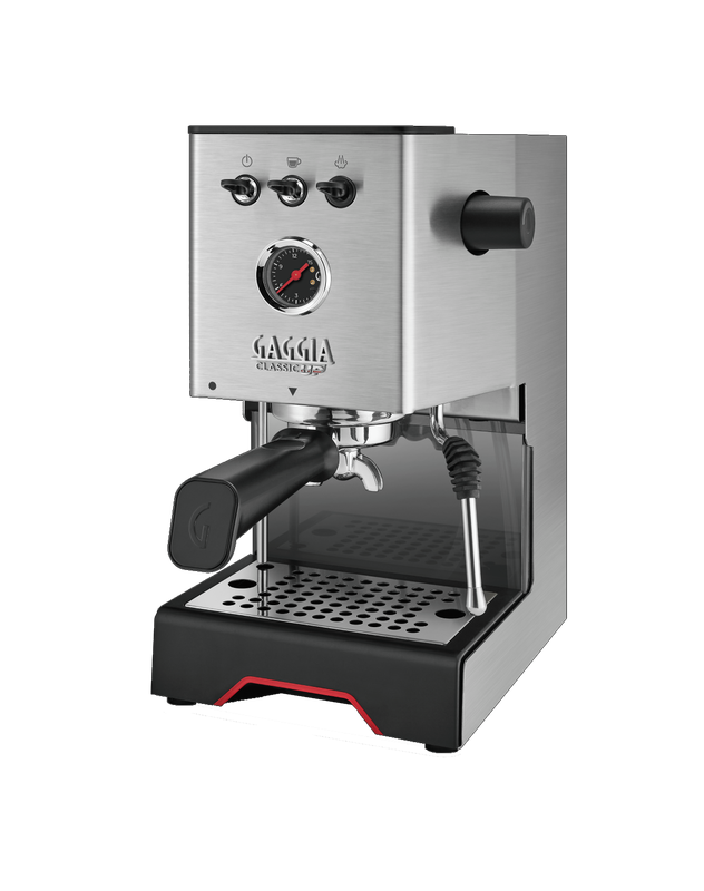 Gaggia Classic Up [BRASS BOILER] Inox 240V | Manual Espresso Coffee Machine