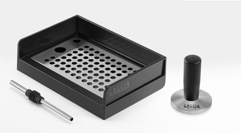 Gaggia Classic Up [BRASS BOILER] INOX 240V | Manual Espresso Coffee Machine with MDF55 Grinder