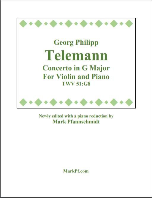 Telemann, Georg Philipp: Concerto in G Major TWV 51:G8