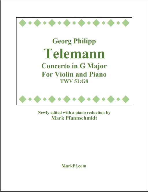 Telemann, Georg Philipp: Concerto in G Major TWV 51:G8