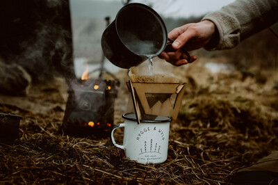 The WyLDbrew Wood Pour-Over Coffee Maker