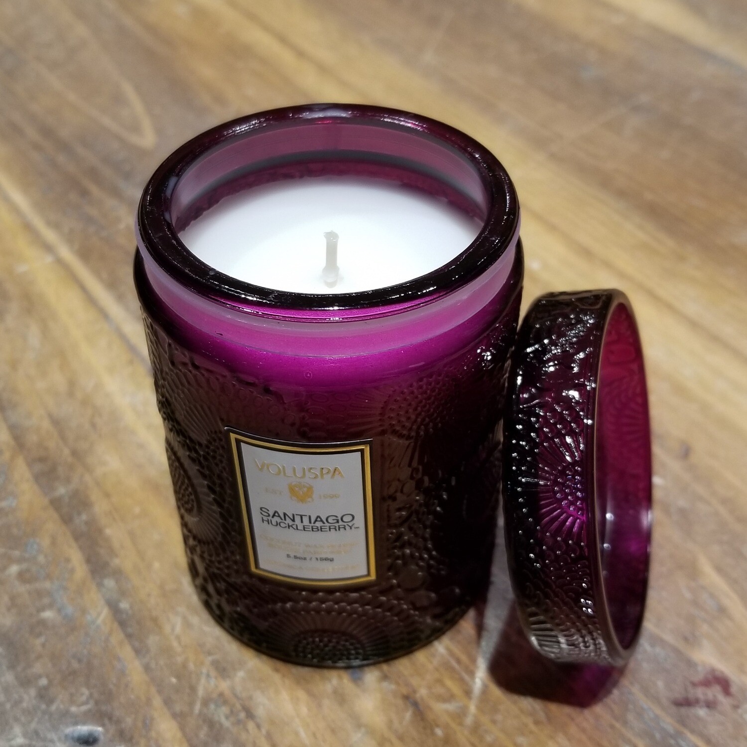 Voluspa Small Jar Candle - Santiago Huckleberry