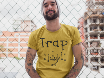 "Trap" Short-Sleeve Unisex T-Shirt: Gold