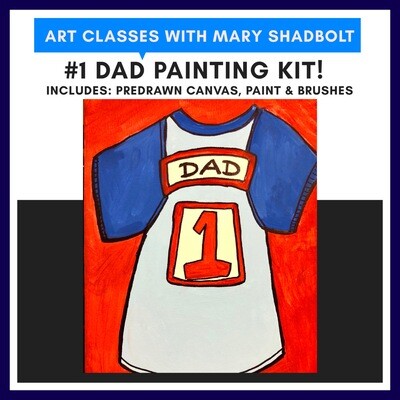 #1 Dad Painting kit