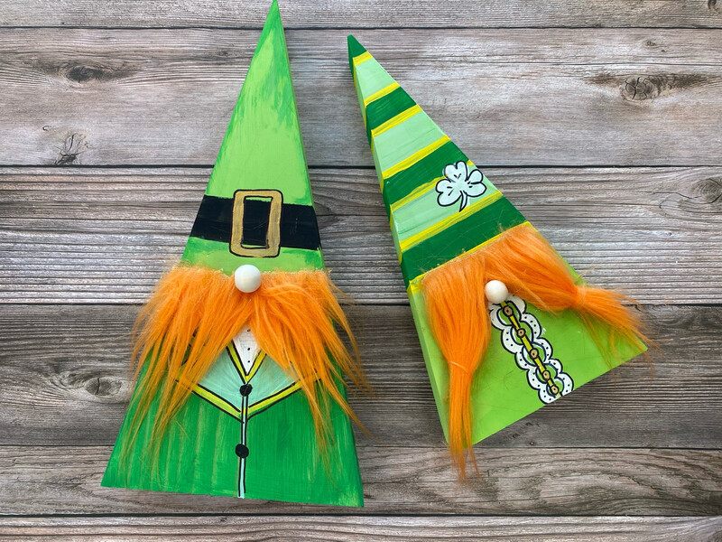Leprechaun Wooden Gnome Kit