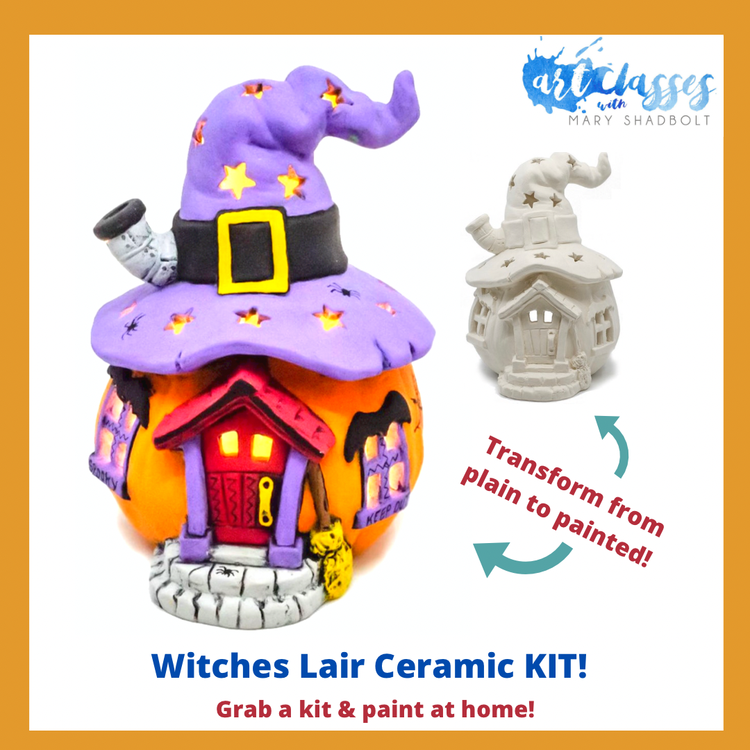 A Witches Lair Ceramic Paint Kit