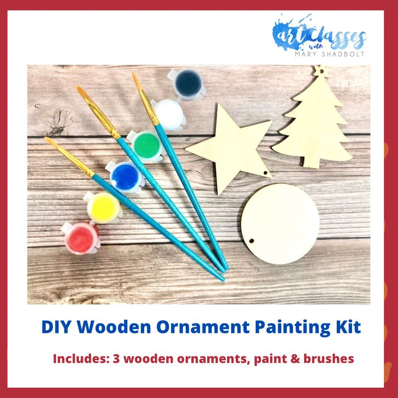 A DIY Wooden Ornament Kit