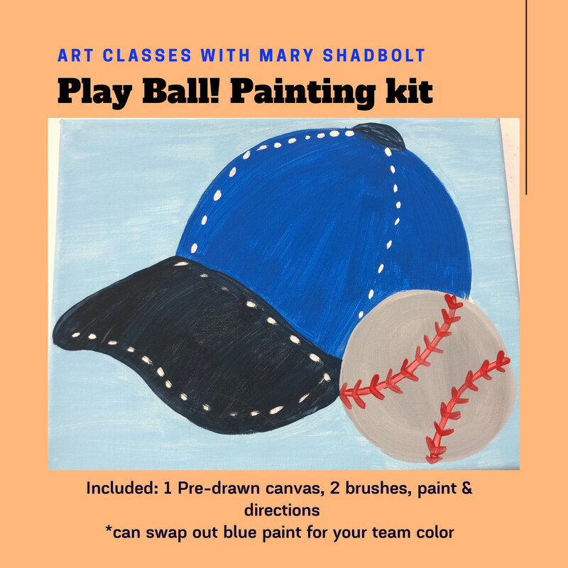 All American Baseball painting kit