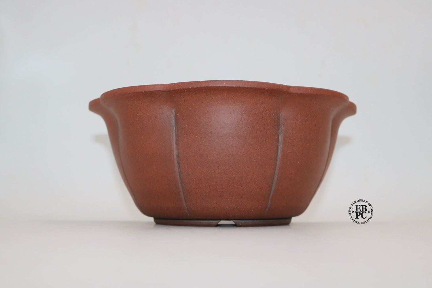 SOLD - Stone Monkey Ceramics - 25cm; Flower-Shaped; Reddish Clay; Semi-Cascade; Andrew Pearson