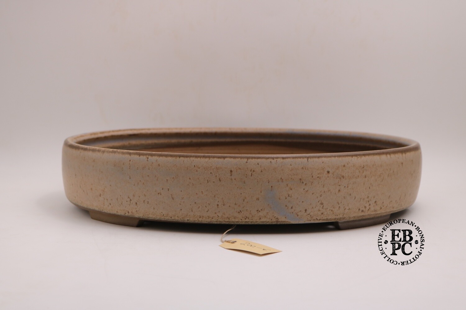 SOLD - Roman Husmann - 43cm; Oval; Glazed; Light Brown; Roman Husmann