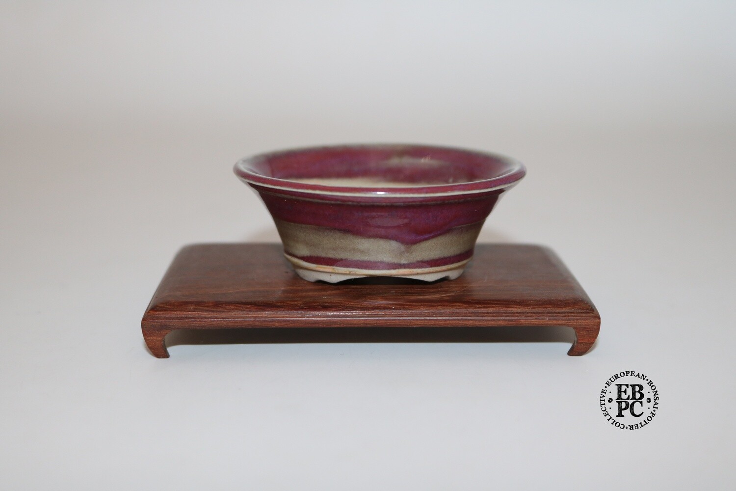 PAS Pots - 7.3cm; Magenta; Round; Mame / Accent pot; Hand Thrown; Superb Glaze; Detailed foot ring; Patricia