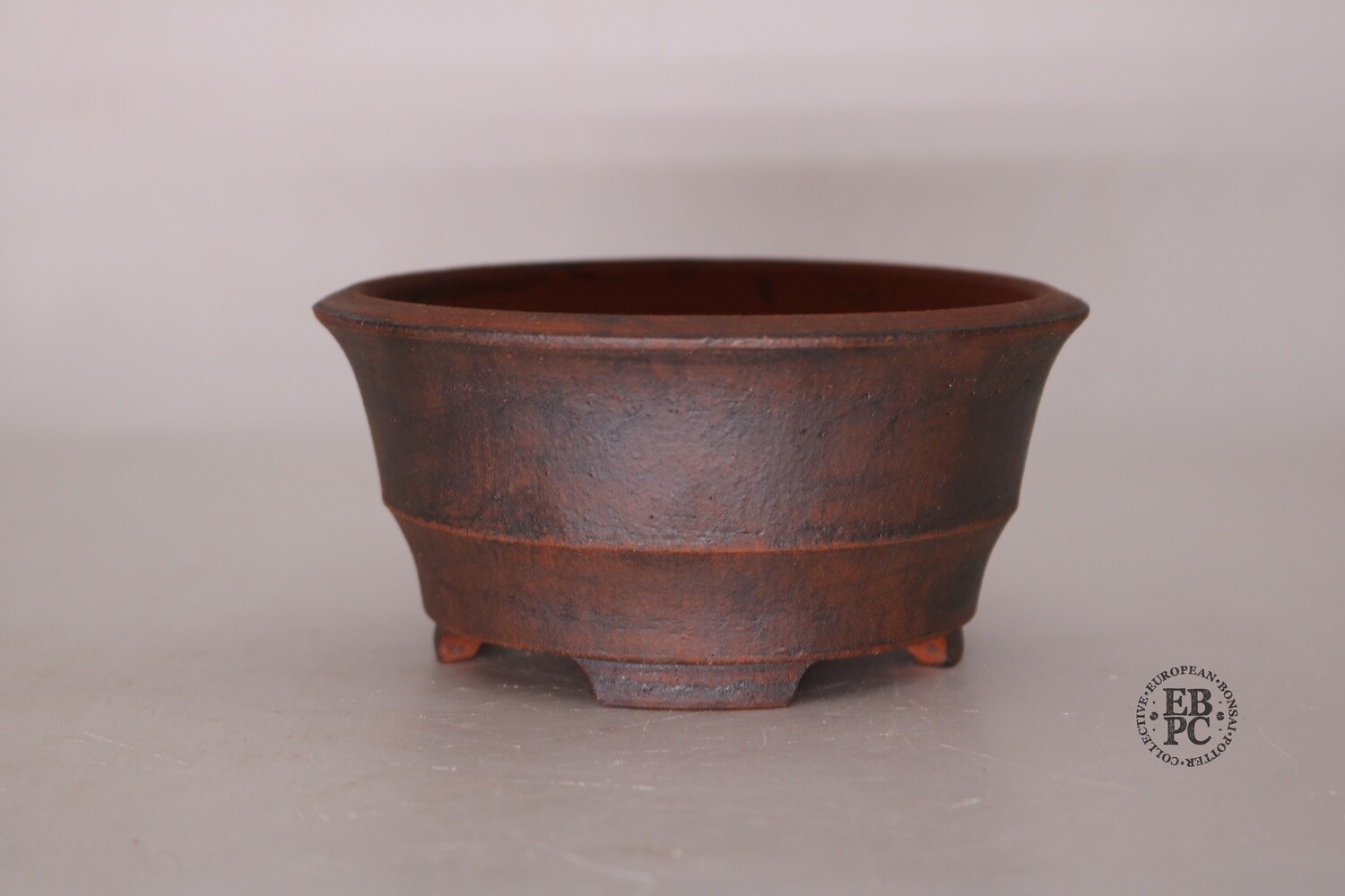 Gramming Pots - 13cm; Unglazed; Refined Design; Dual-Tone Finish; Red &amp; Brown Oxide Finish; Recessed Feet; EBPC Stamped; Tomas Gramming