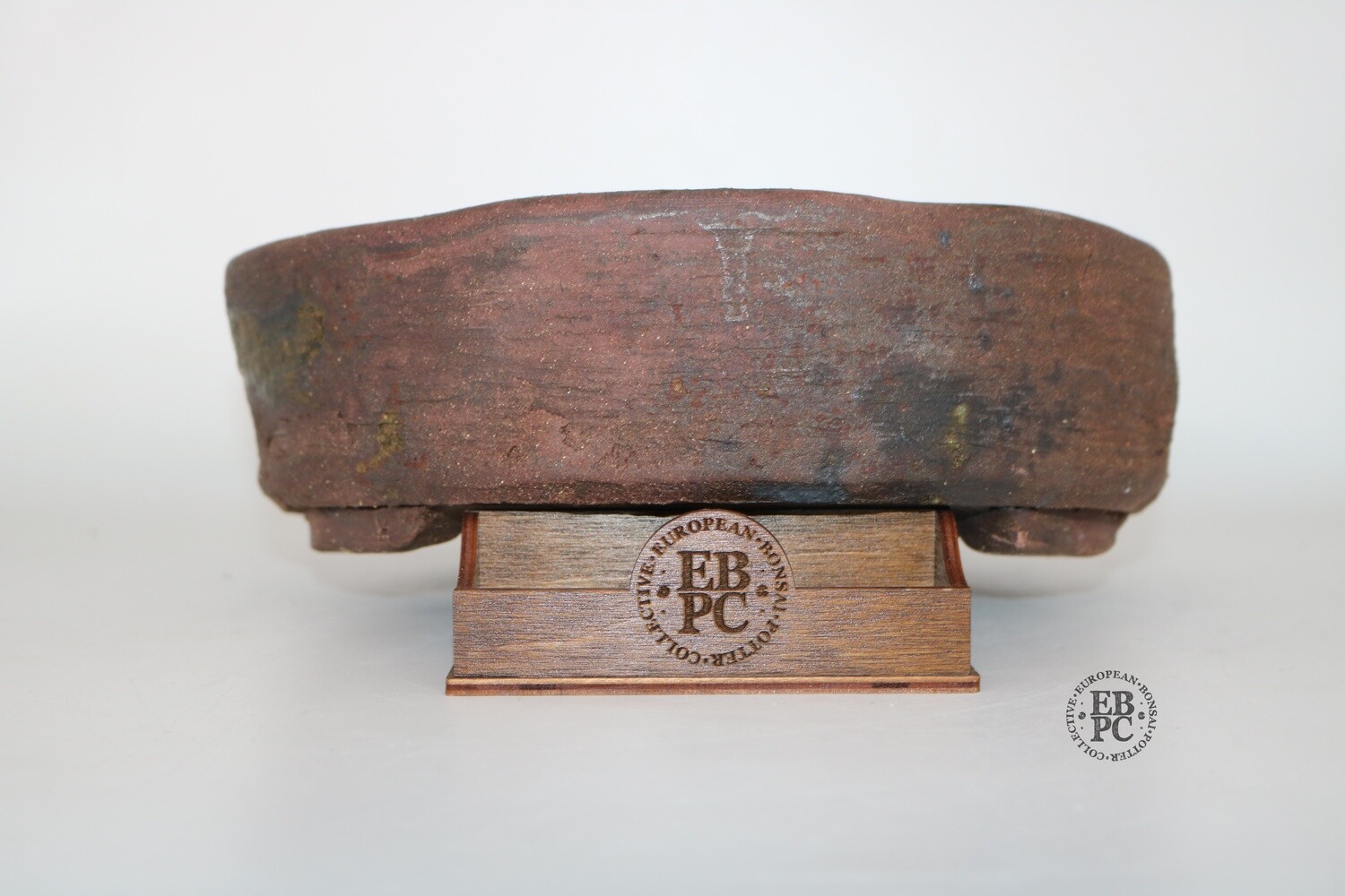 Bryan Albright - 26.2cm; Round; Nanban; Unglazed; Oxide Wash; Browns, Reds; Greys