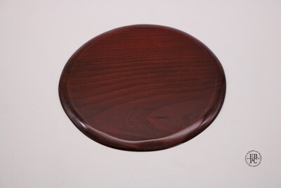 Imbo Bonsai Tables - Hand-Crafted Display Ji-tta; 17.8cm; European Beechwood; Classical Round Design; Refined Finish; EBPC & IMBO Stamped