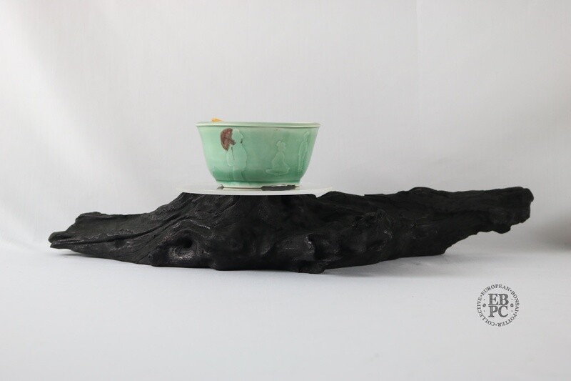 MSH Bonsai Stands - Bogwood Display Stand; Teak; 49cm; Ebony Stained; Display Platform;