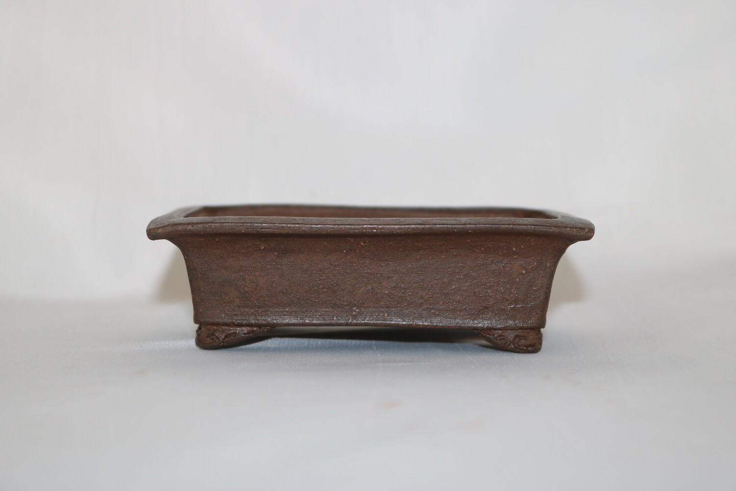 Suzuki Syuzan; Japan.  11.1cm; Rectangle; Deceased Artist; Unglazed; Excellent form; Stamped By Artist;