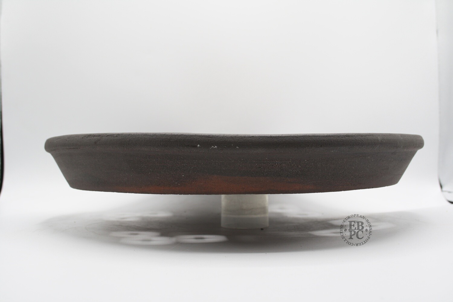 Shibusa Bonsai Pots - Italy. 36cm; Nanban Style Pot; Dark Red/Black Mix Clay; Classic Nanban Design; EBPC Stamped. * EBPC-DIRECT *- Shipped by the artist. Lorenzo Penello - Italy.