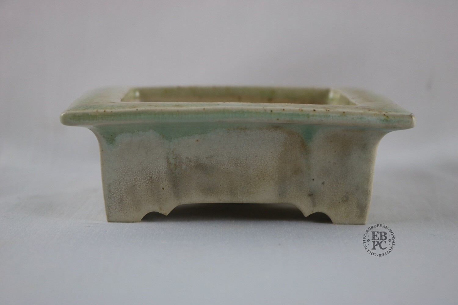 Gramming Pots - 11.5cm; Wood-Fired; Kirinuki; Ash Deposits; Crackle Effect; Carved Feet; Tomas Gramming.
