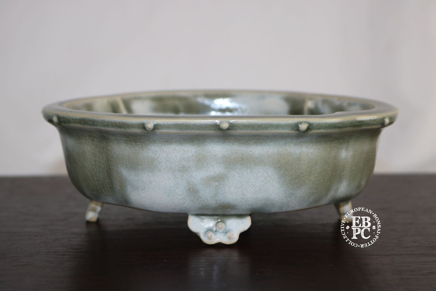 Greg Ceramics - 16.8cm; Mokko; Glazed; Pastel Green.