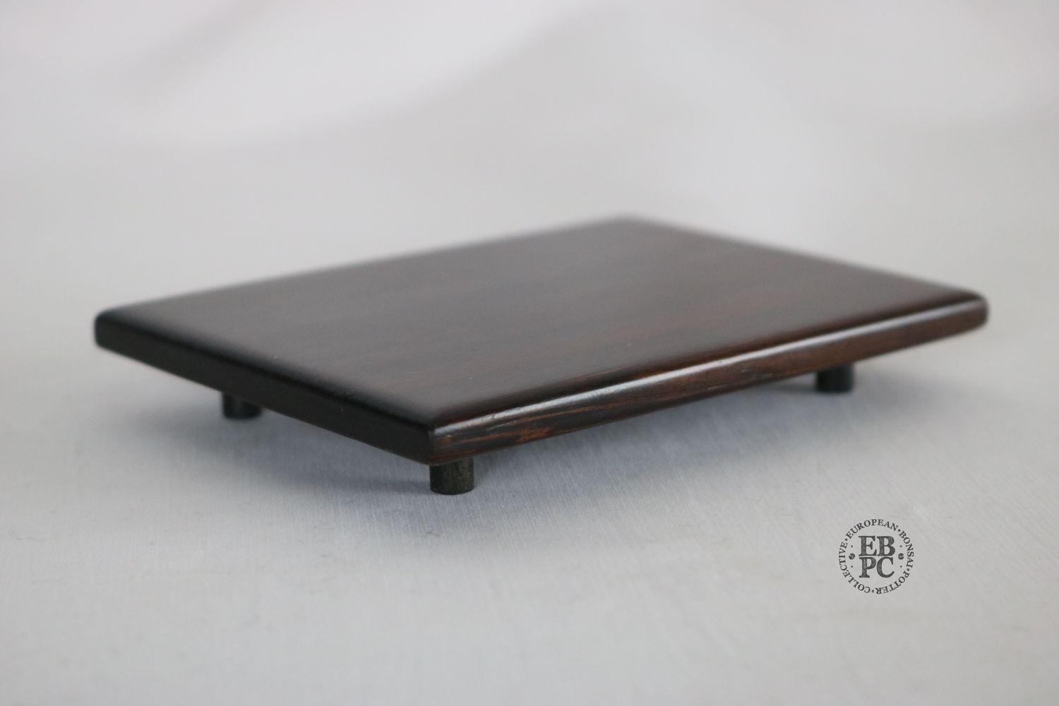 David Harris Bonsai Tables - Hand-Crafted; 10.8cm; Display Table; Low Profile Design; Rounded Legs; Stamped.