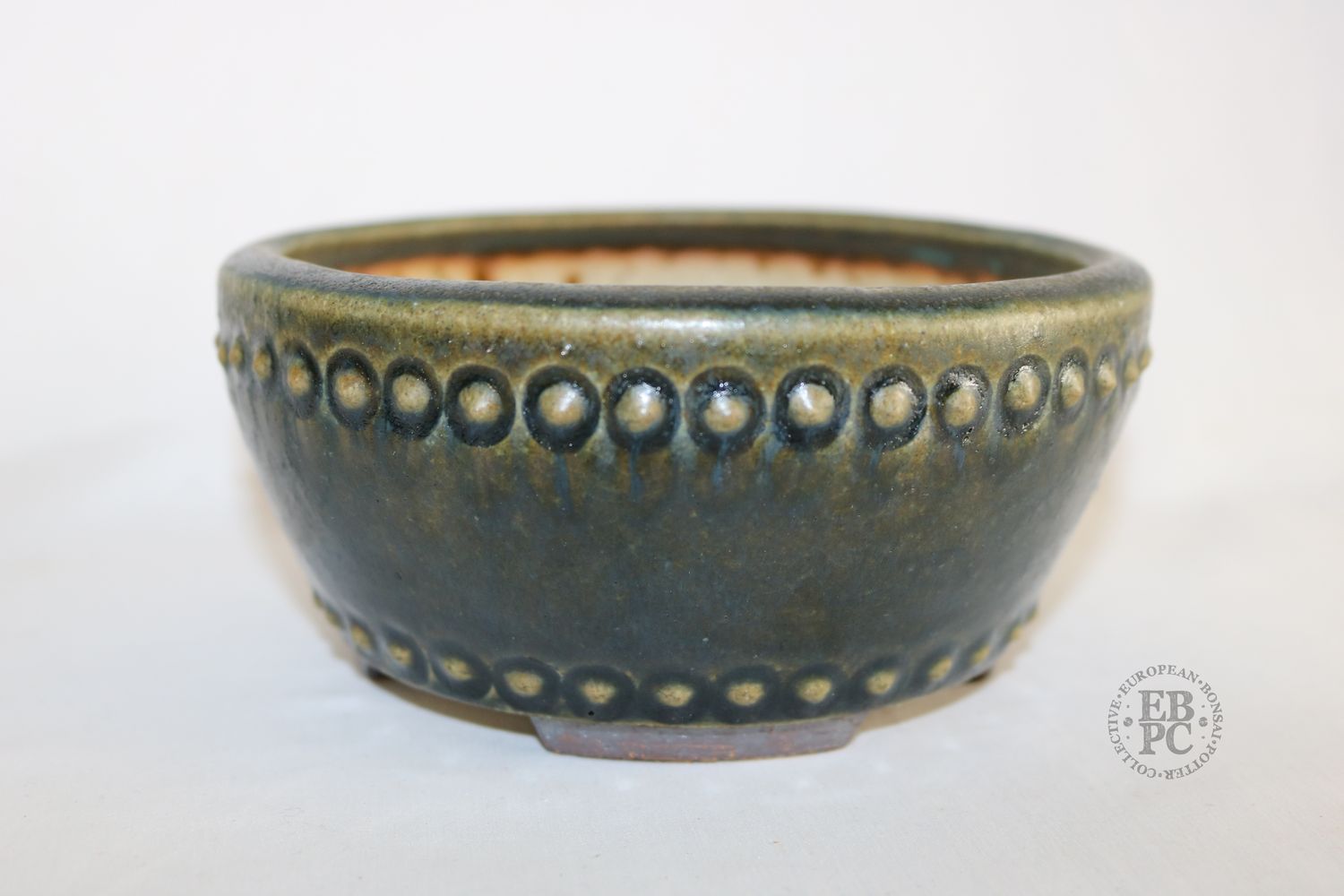 Ian Baillie - 15.5cm; Superb Glaze; Round; Classic Design; Recessed Feet; Hand-signed; Stamped - EBPC IB, &amp; Scotland.
