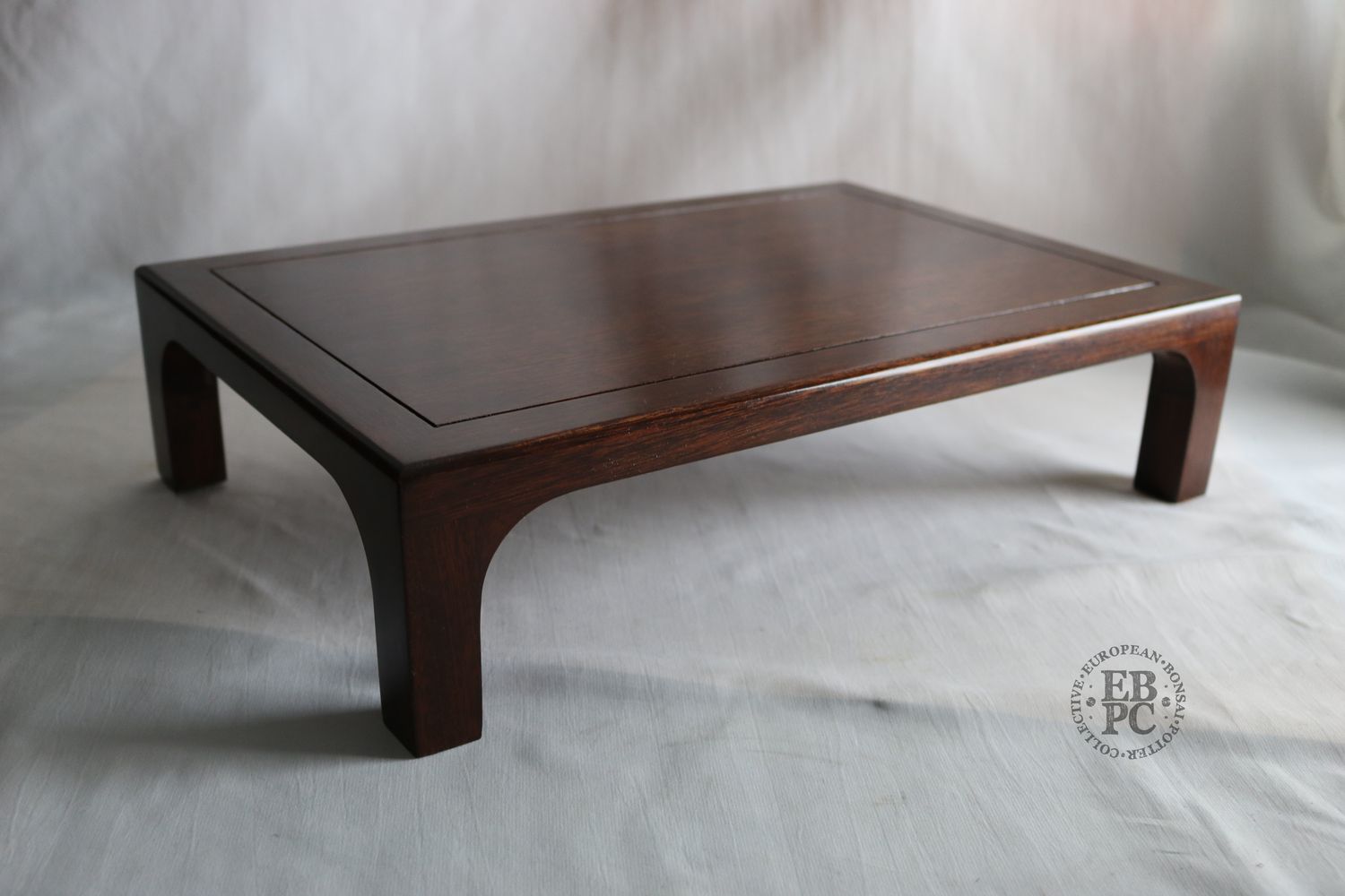 David Harris Bonsai Tables - 40cm; Hand-Crafted; Display Table; Mahogany; Oiled Finish;  Seamless Design; Stamped.