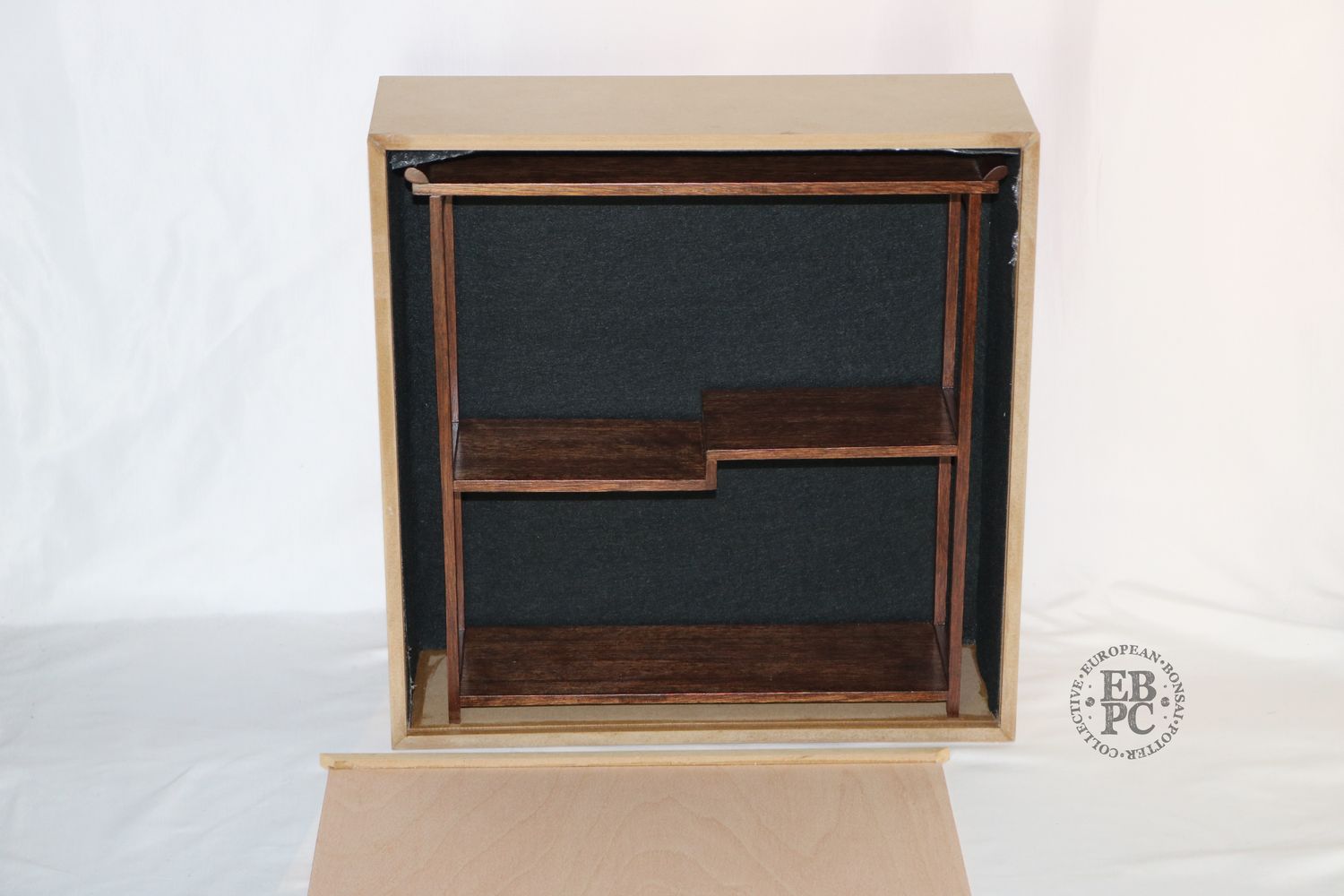 David Harris Bonsai Tables - 35cm; Hand-Crafted; Display Stand; Mahogany; Oiled Finish; Seamless Design; Stamped.
