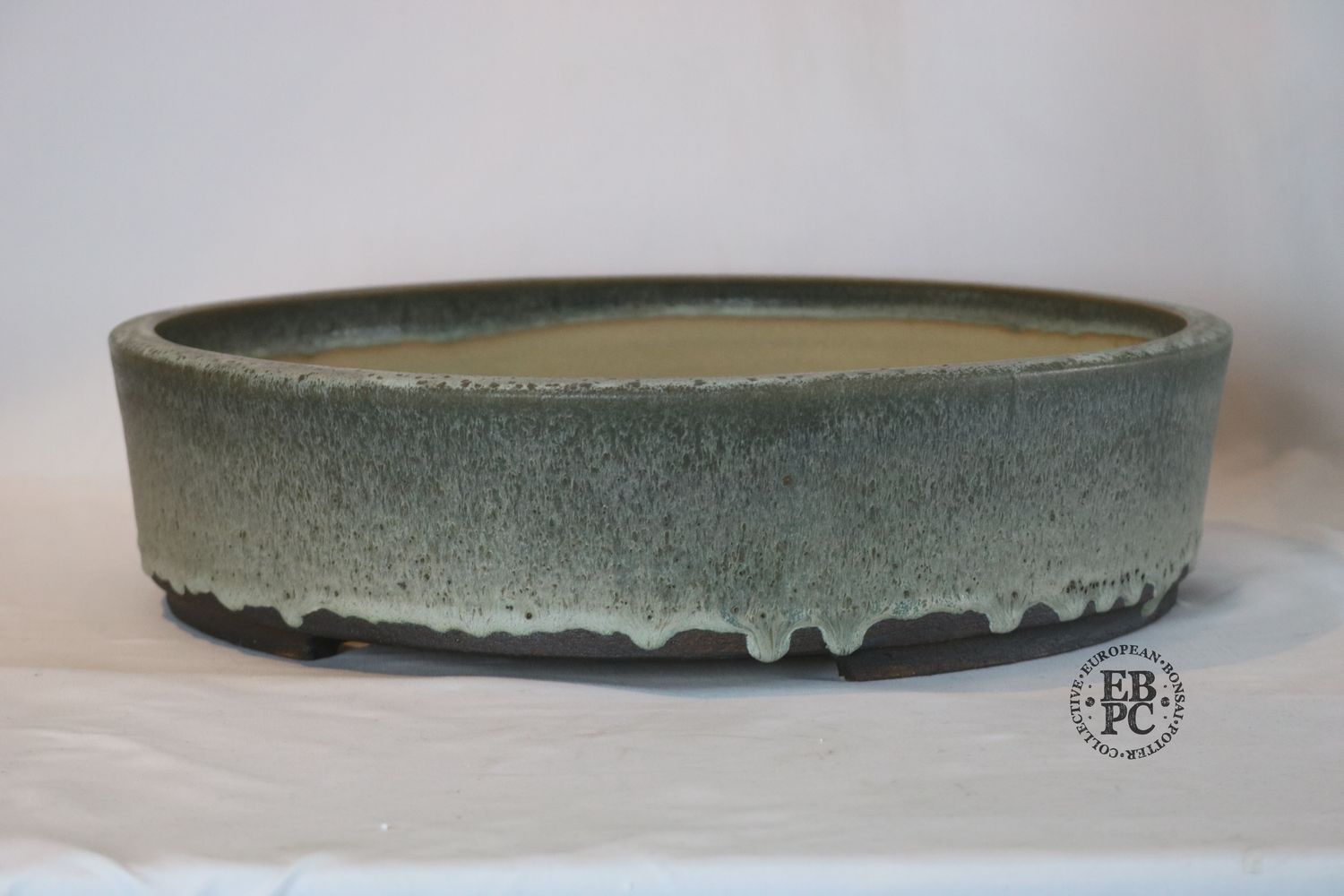 Walsall Studio Ceramics - David Jones; 41.5cm; Round; Glazed; Brown; EBPC Stamped.